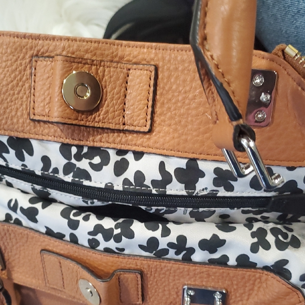 Flawed Rebecca Minkoff Tan Leather Fringe Hand Bag - Picture 12 of 17